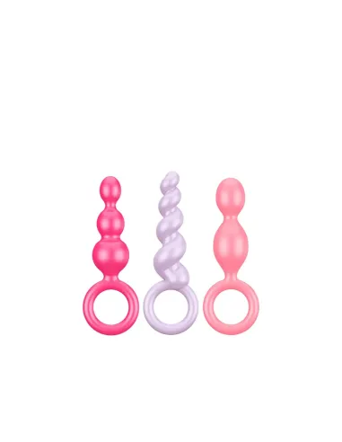 Booty call set of 3 colored | Satisfyer | Varitas y bolas