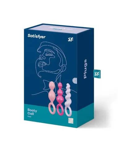 Booty call set of 3 colored | Satisfyer | Varitas y bolas
