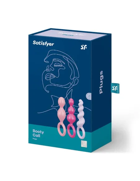 Booty call set of 3 colored | Satisfyer | Varitas y bolas