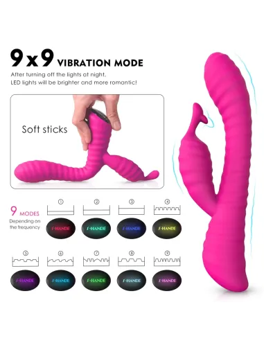Moonlight vibrador multifuncional recargable usb | S-hande | Rabbits