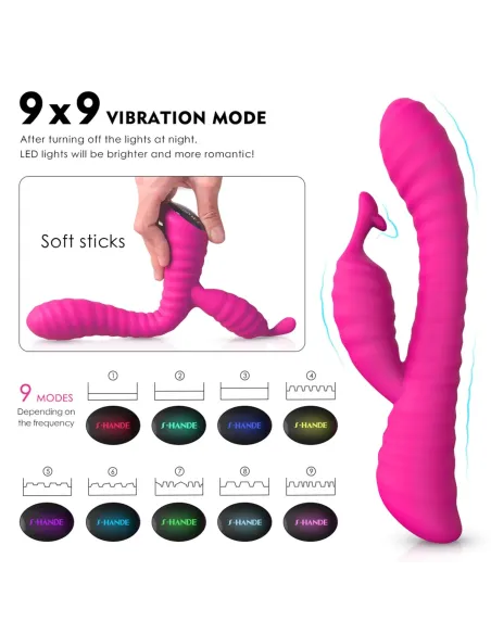 Moonlight vibrador multifuncional recargable usb | S-hande | Rabbits