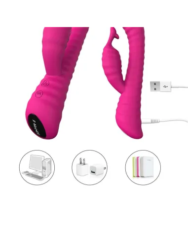 Moonlight vibrador multifuncional recargable usb | S-hande | Rabbits