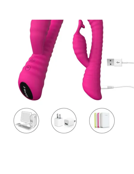 Moonlight vibrador multifuncional recargable usb | S-hande | Rabbits