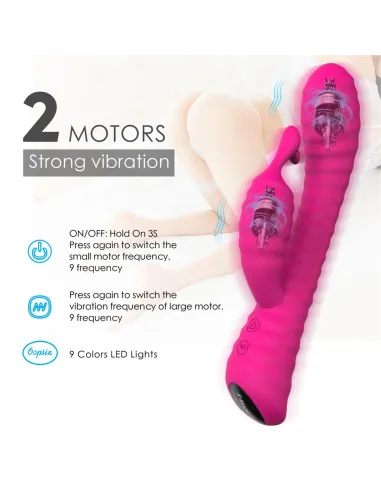 Moonlight vibrador multifuncional recargable usb | S-hande | Rabbits