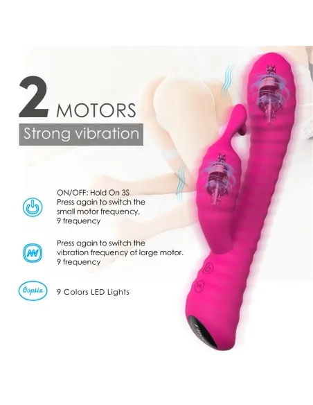 Moonlight vibrador multifuncional recargable usb | S-hande | Rabbits