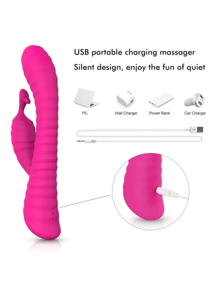 Moonlight vibrador multifuncional recargable usb | S-hande | Rabbits