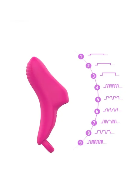 Omg - vibrador multifuncional recargable usb para el dedo | S-hande | Para dedo