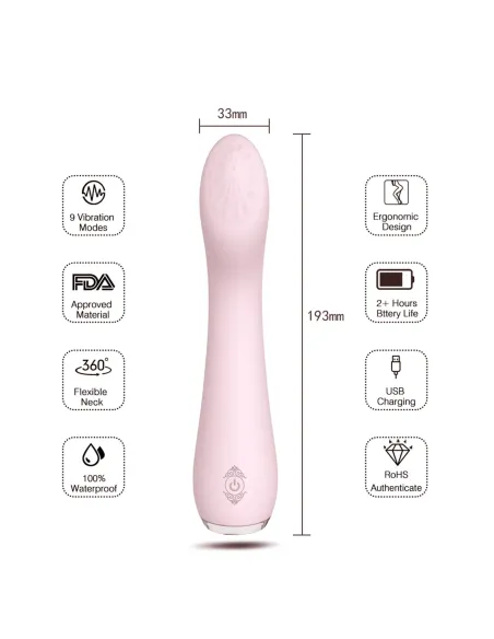 Lisa vibrador multifuncional recargable usb | S-hande | Vibradores