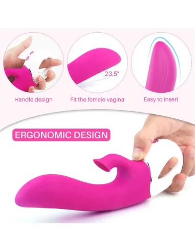 Dew vibrador multifuncional succionador recargable usb | S-hande | Rabbits