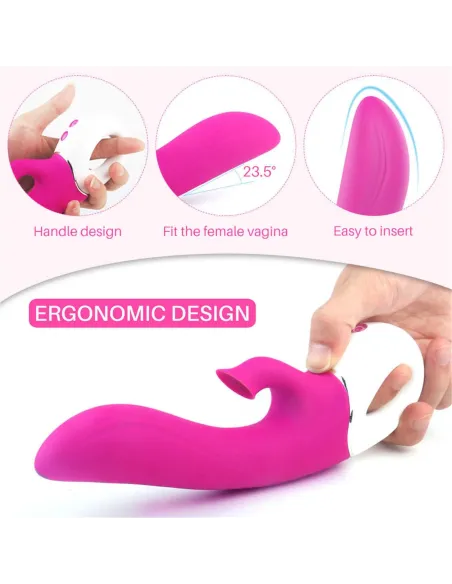 Dew vibrador multifuncional succionador recargable usb | S-hande | Rabbits