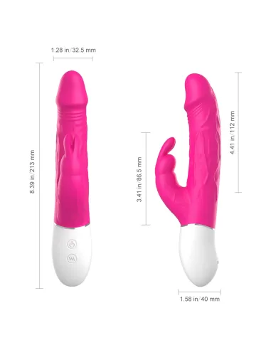 Radi vibrador multifuncional recargable usb | S-hande | Rabbits