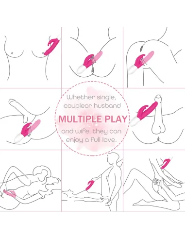 Radi vibrador multifuncional recargable usb | S-hande | Rabbits