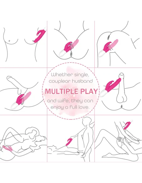 Radi vibrador multifuncional recargable usb | S-hande | Rabbits