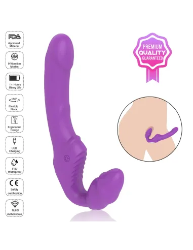 Nana- strap on lesbian dildo doble motor | S-hande | Strap on - cinturones