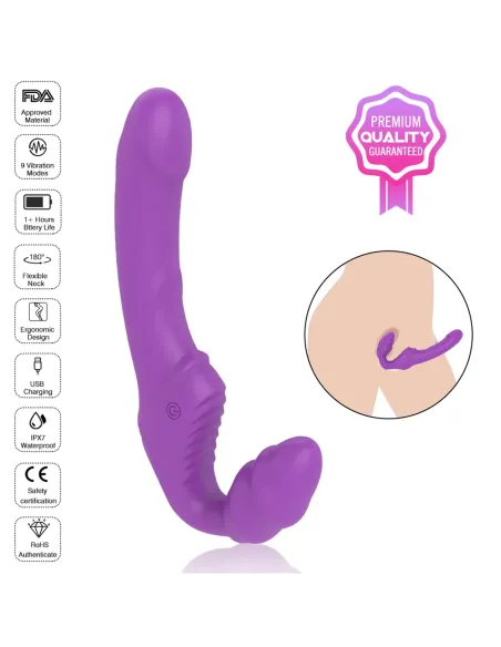 Nana- strap on lesbian dildo doble motor | S-hande | Strap on - cinturones