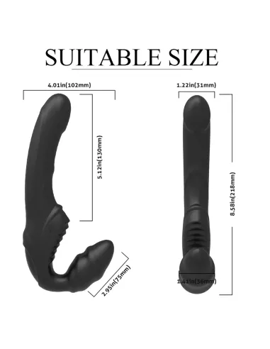 Nana- strap on lesbian dildo doble motor | S-hande | Strap on - cinturones