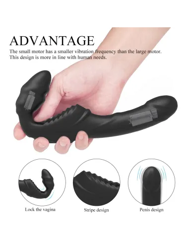 Nana- strap on lesbian dildo doble motor | S-hande | Strap on - cinturones