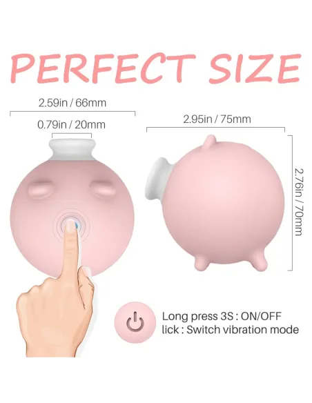 Piggy succionador vibrador multifuncional recargable usb | S-hande | Succionadores