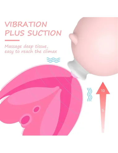 Piggy succionador vibrador multifuncional recargable usb | S-hande | Succionadores