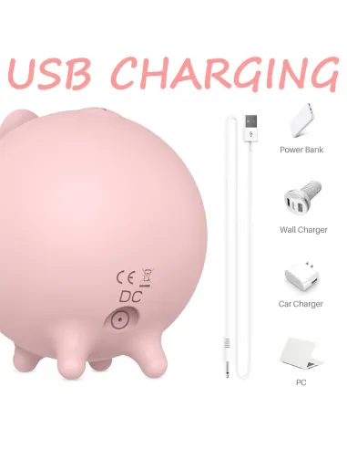 Piggy succionador vibrador multifuncional recargable usb | S-hande | Succionadores