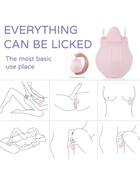 Sweet nectar lengua multifuncional recargable usb | S-hande | Estimuladores clítoris