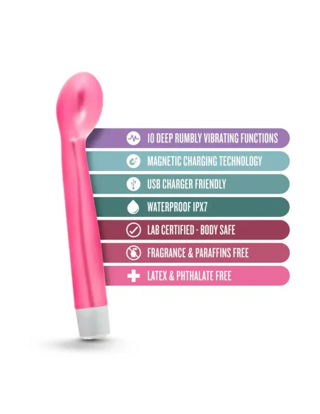 Noje - g slim rechargeable - rose | Blush | Vibradores