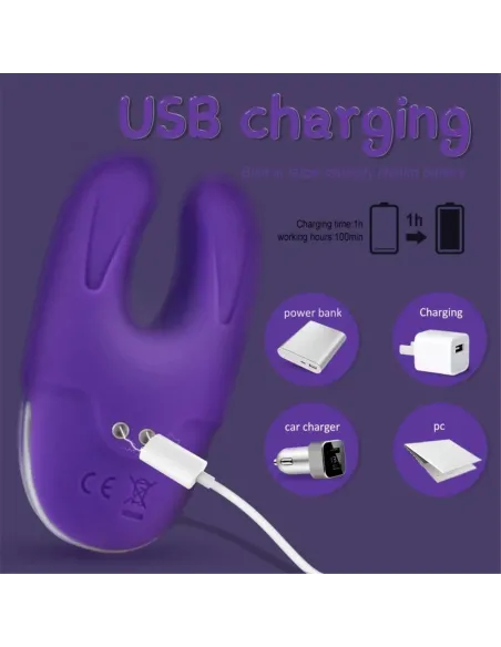 Vibrador uu recargable usb 7 funciones 9cm x 5cm | S-hande | Estimuladores clítoris