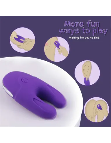 Vibrador uu recargable usb 7 funciones 9cm x 5cm | S-hande | Estimuladores clítoris