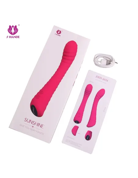 Sunshine - vibrador anillo prostata recargable control remoto 7cm x 3,5cm - silicona | S-hande | Vibradores