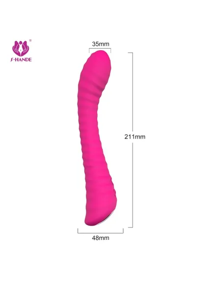 Sunshine - vibrador anillo prostata recargable control remoto 7cm x 3,5cm - silicona | S-hande | Vibradores