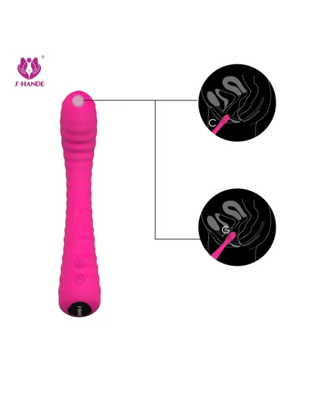 Sunshine - vibrador anillo prostata recargable control remoto 7cm x 3,5cm - silicona | S-hande | Vibradores