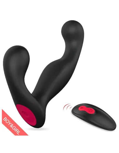 Vibrador jelly prostata anal - control remoto - 9 funciones - recargable - 13cm x 8cm | S-hande | Punto g