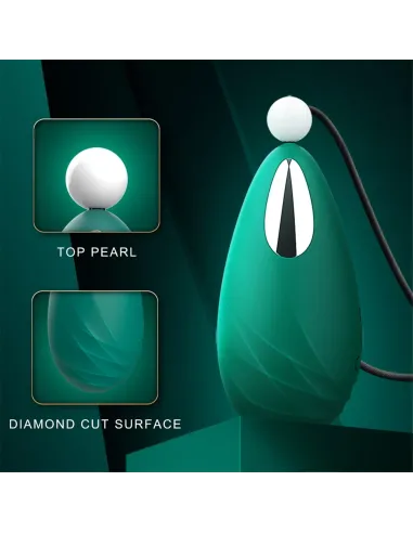 Vibrador beryl - 9 funciones - silicona - 7cm x 4cm | S-hande | Estimuladores clítoris