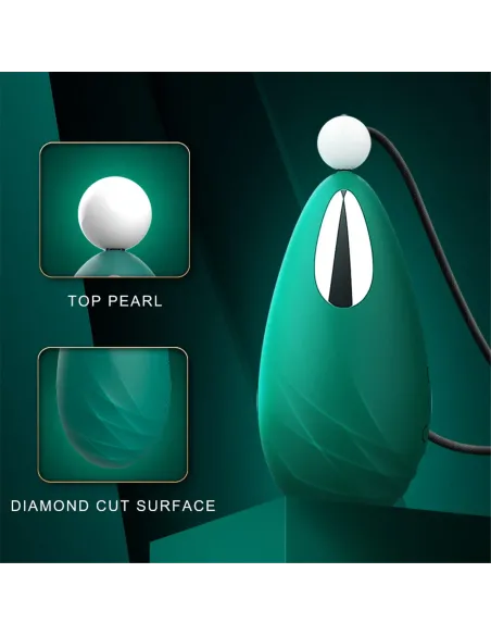 Vibrador beryl - 9 funciones - silicona - 7cm x 4cm | S-hande | Estimuladores clítoris