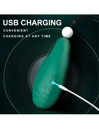 Vibrador beryl - 9 funciones - silicona - 7cm x 4cm | S-hande | Estimuladores clítoris