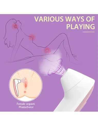 Hurricane vibrador succionador recargable usb | S-hande | Succionadores