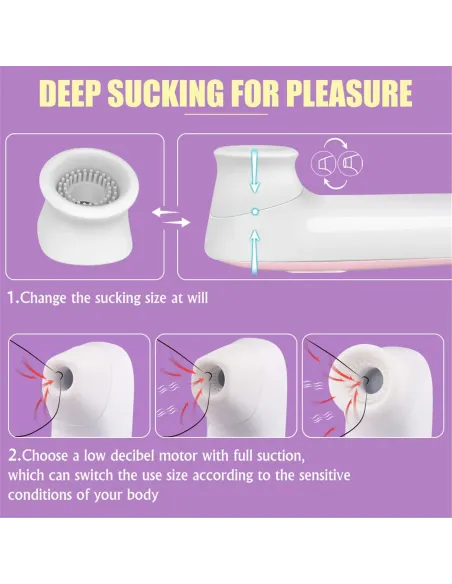 Hurricane vibrador succionador recargable usb | S-hande | Succionadores