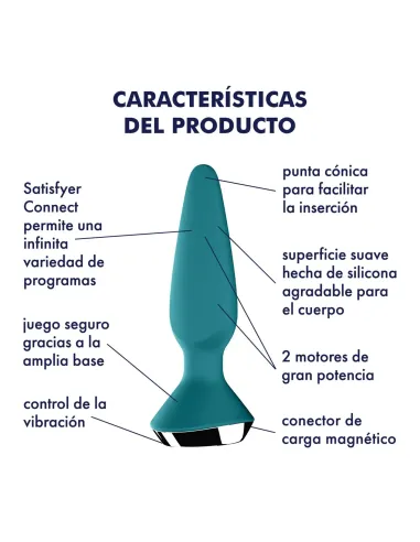 Plug-ilicious 1 petrol | Satisfyer | Vibradores