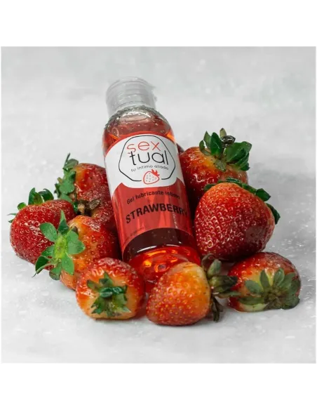 Gel lubricante intimo frutilla 200ml | Sextual | Intimos
