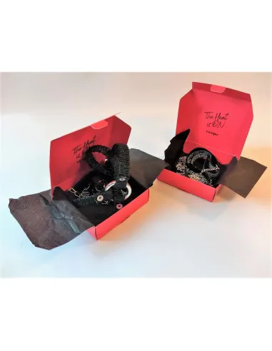 Colaless black elastizada con cadenas | Fly night | Accesorios y outfits