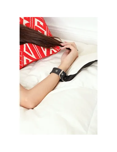 Kit de sujecion de cama - con esposas mano y tobillo con correa regulble | Infarta fetish | Esposas