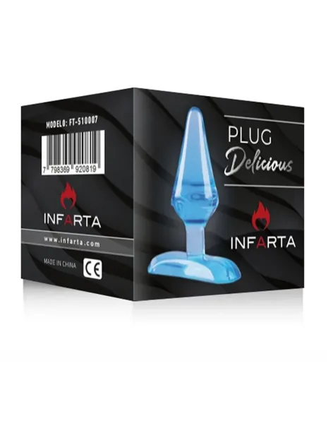 Mini plug anal 6cm blue - azul | Infarta toys | Plugs