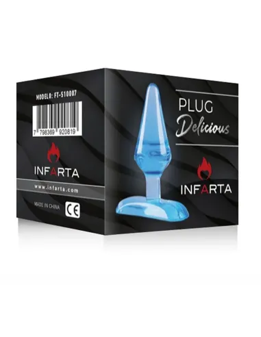 Mini plug anal 6cm blue - azul | Infarta toys | Plugs