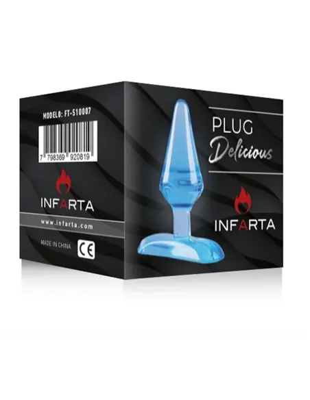 Mini plug anal 6cm blue - azul | Infarta toys | Plugs