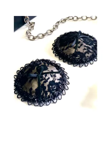 Vanidosas pezoneras de raso y puntillas en champagne | Infarta fetish | Descuentos y promociones