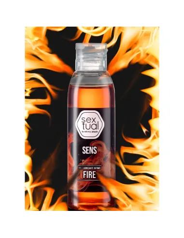 Gel lubricante intimo fire 80ml | Sextual | Efecto calor