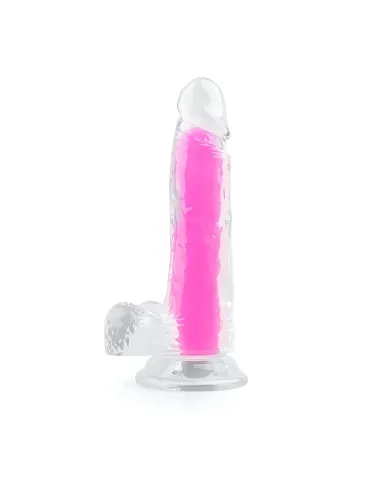 Dildo neonflux pink - brilla en la oscuridad | Infarta toys | Dildos macizos
