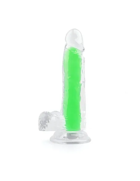 Dildo neonflux green - brilla en la oscuridad | Infarta toys | Dildos macizos