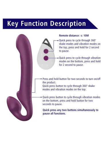 Strap-on vibrator qylon | Infarta toys | Strap on - cinturones