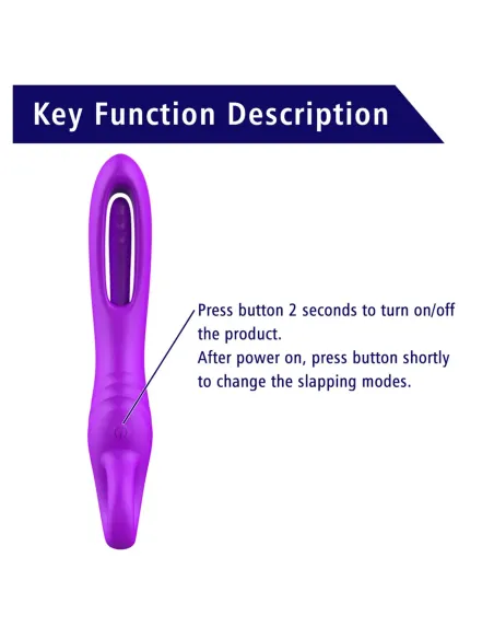 Slapping vibrator tappyg | Infarta toys | Vibradores